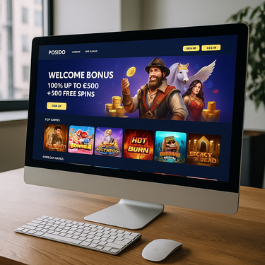 Posido Casino - Desktop Platform Interface - Gebruiksvriendelijk Ontwerp