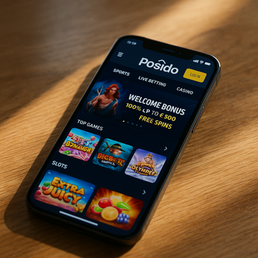 Posido Casino - Mobile Platform - Geoptimaliseerde Mobiele Ervaring